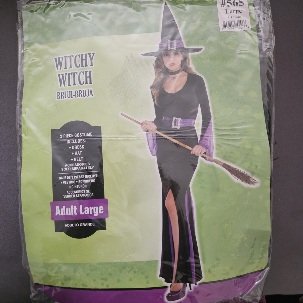 Witchy Witch Costume with Hat and Belt